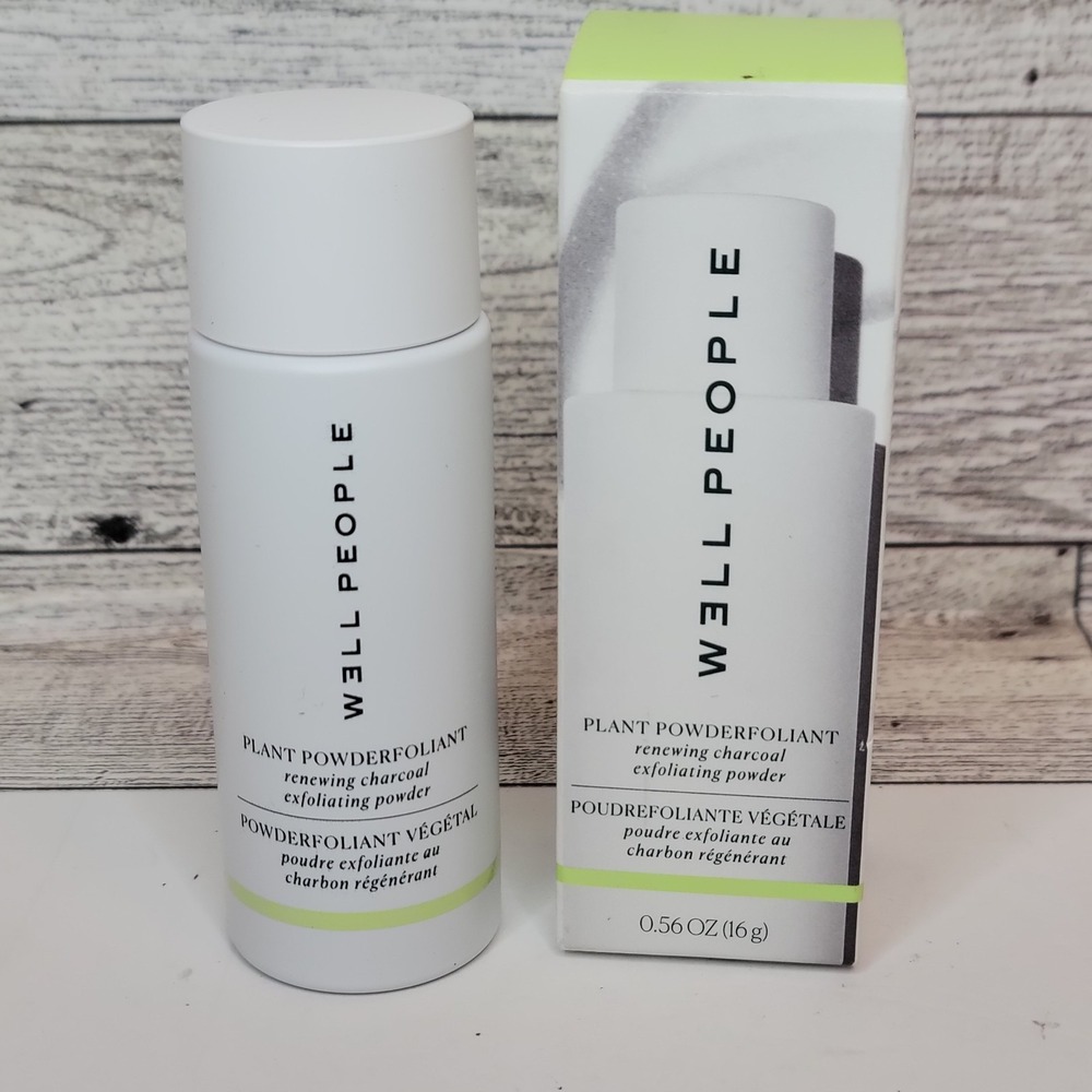 Well People Plant Powderfoliant Renewing Charcoal Exfoliating Powder 0.56 oz
